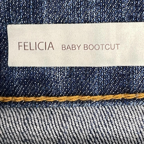 Kut From The Cloth Felicia Baby Bootcut Denim Jeans 2 - Picture 12 of 16